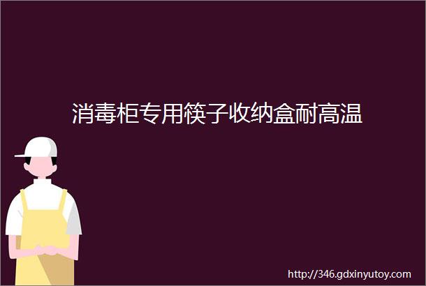 消毒柜专用筷子收纳盒耐高温