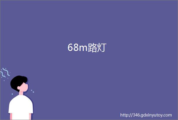 68m路灯