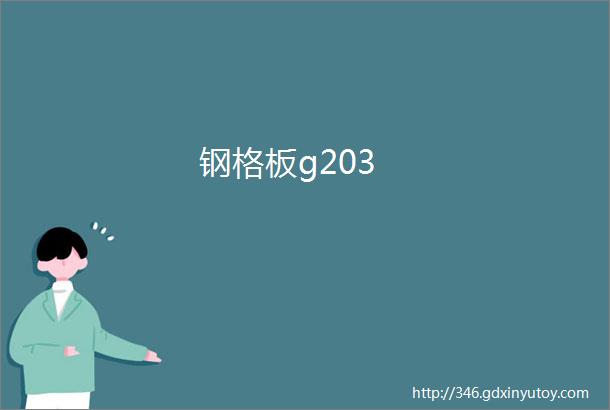 钢格板g203